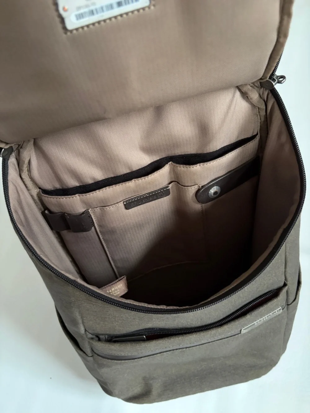 Briggs & Riley Men’s Backpack Kinzie Street Small Wide-mouth Backpack